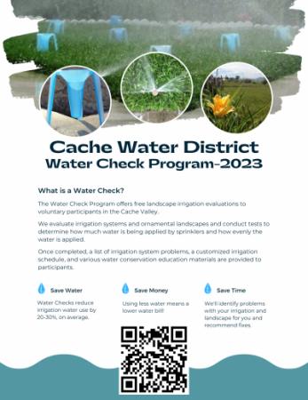Cache Water Check Flyer